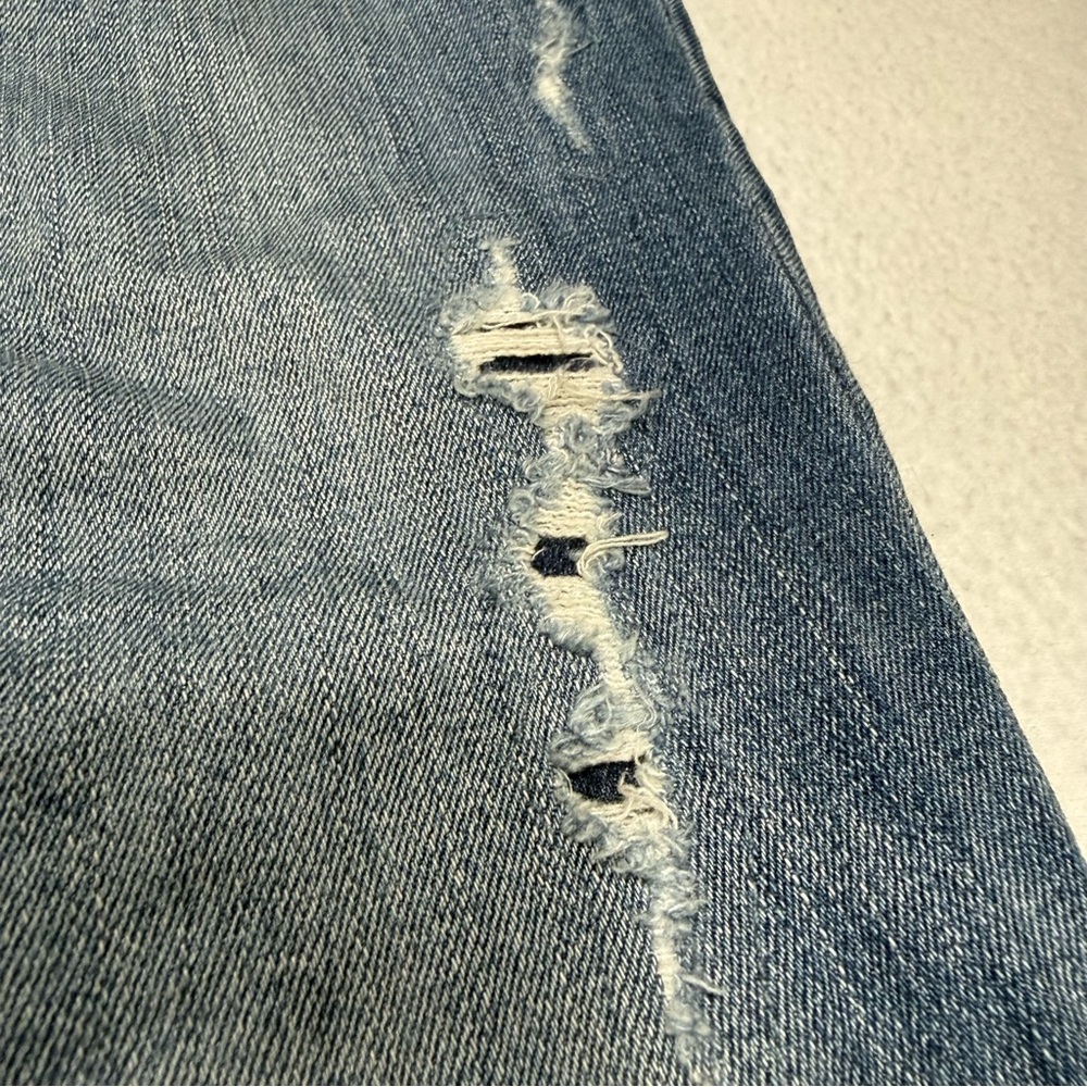 White House Black Market The Skimmer Distressed Mid Rise Jeans Size 8 #2168 - Picture 8 of 10